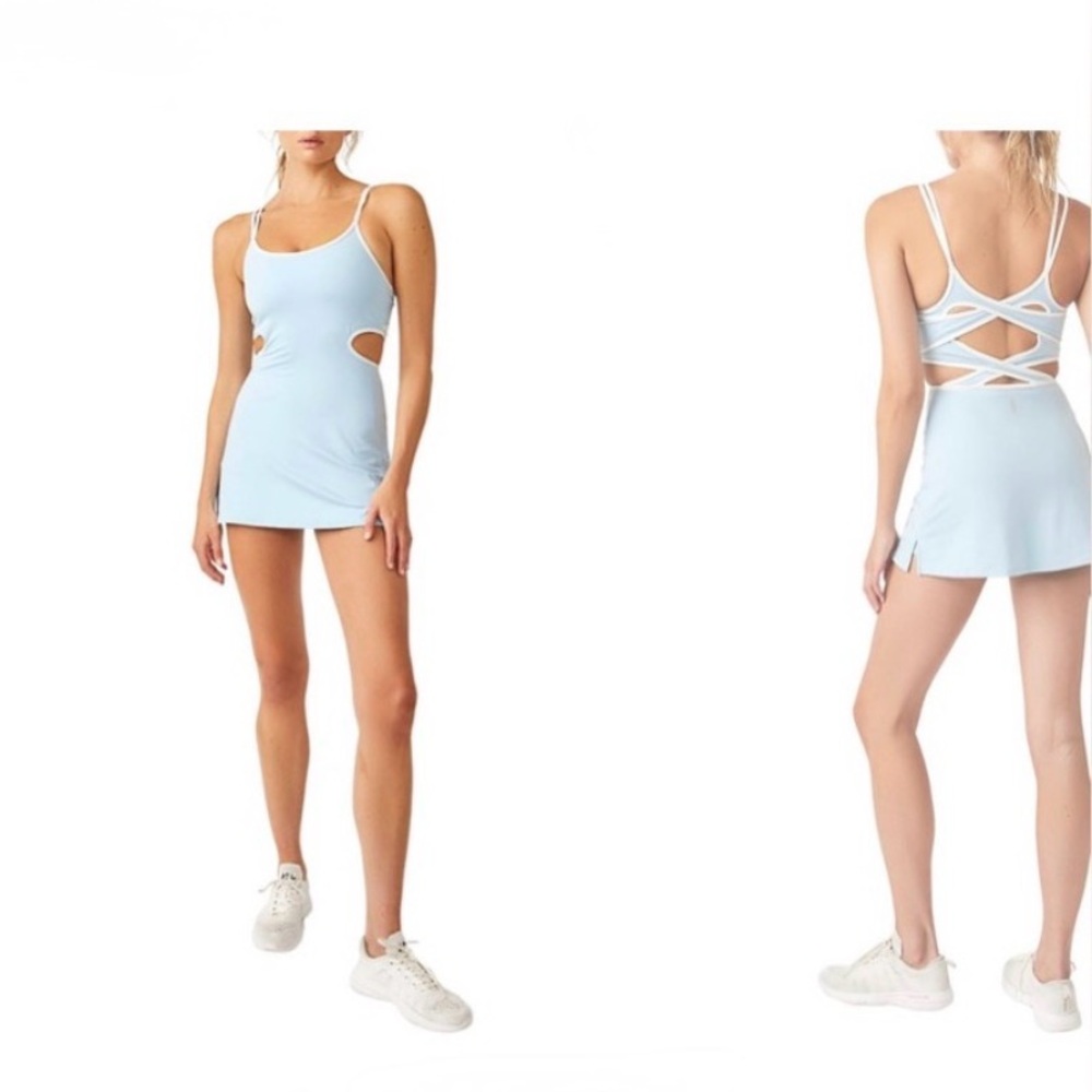 Free People FP Movement One More Serve Onesie XL | Fall Tennis Athleisure NWT